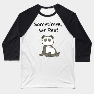 Resting Panda Baseball T-Shirt